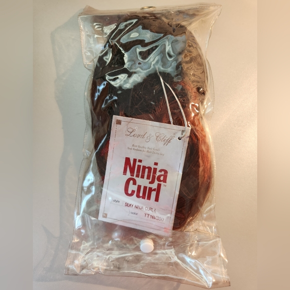 Lord & Cliff Silky Ninja Curl-L Ombre Drawstring Ponytail TT1B/350 LNWT - Picture 2 of 12
